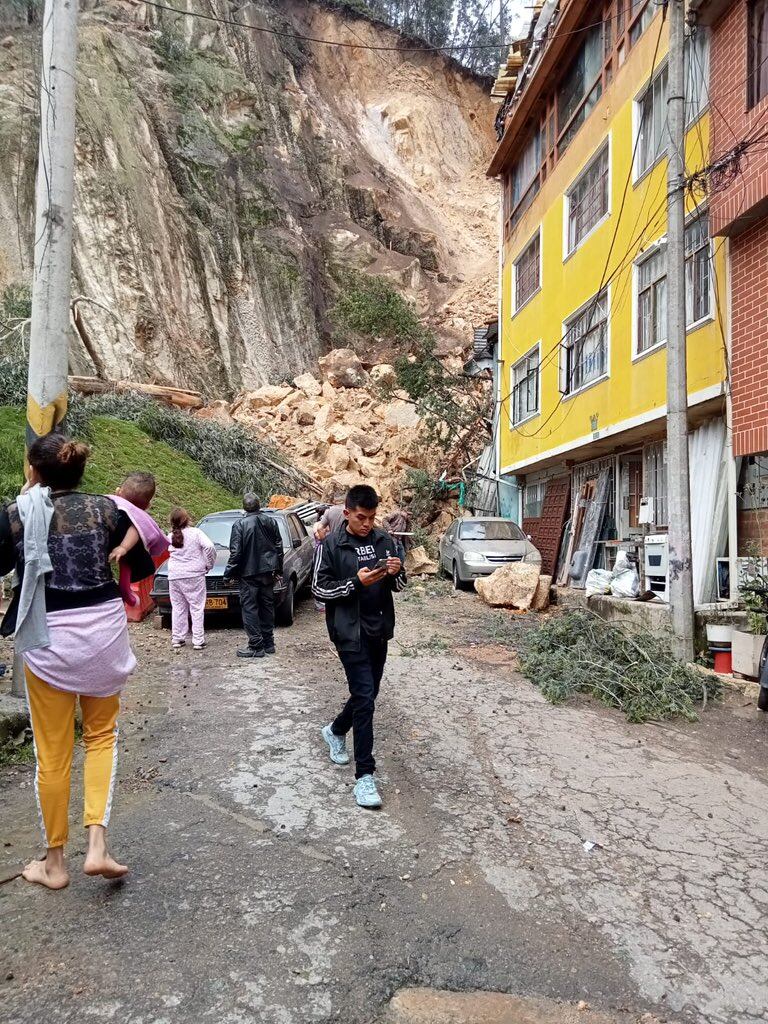 Remoción en masa calle 127 a bis