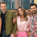 Carolina Cruz, Carolina Soto, Catalina Gómez, Iván Lalinde, presentadores programa "Día a Día"