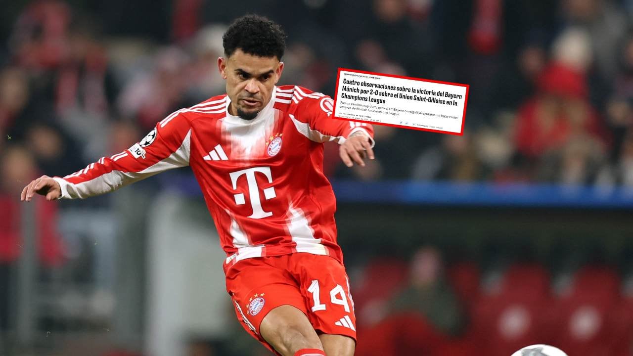 Luis Díaz durante el partido vs. Unión SG.