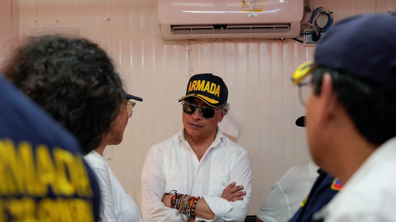 El presidente, Gustavo Petro, el 19 de noviembre de 2025 en Cartagena