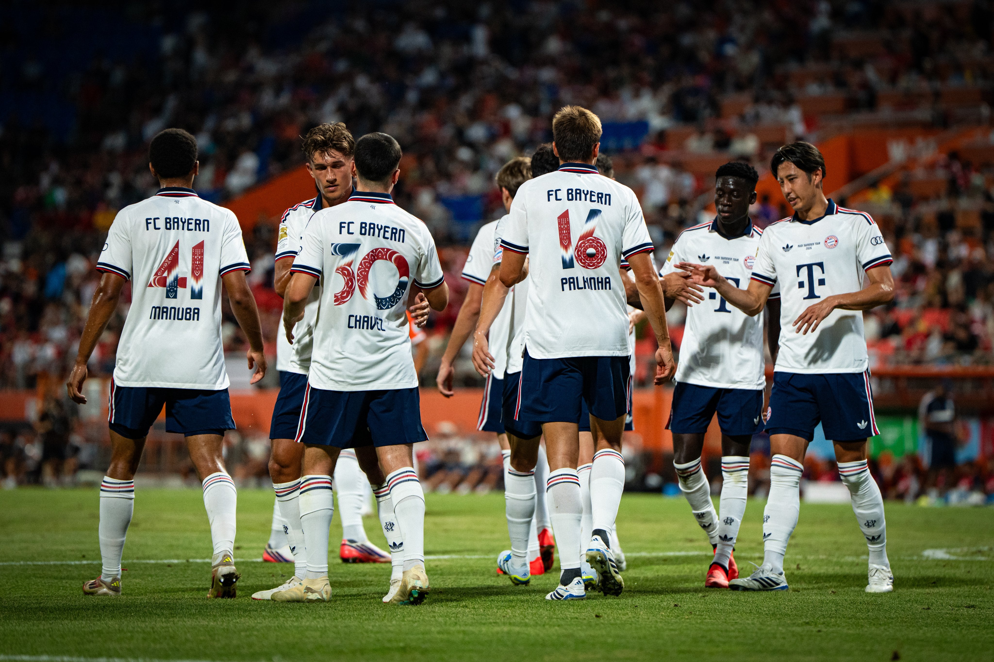 Bayern Múnich salió victorioso en su primer amistoso del Audi Summer Tour.