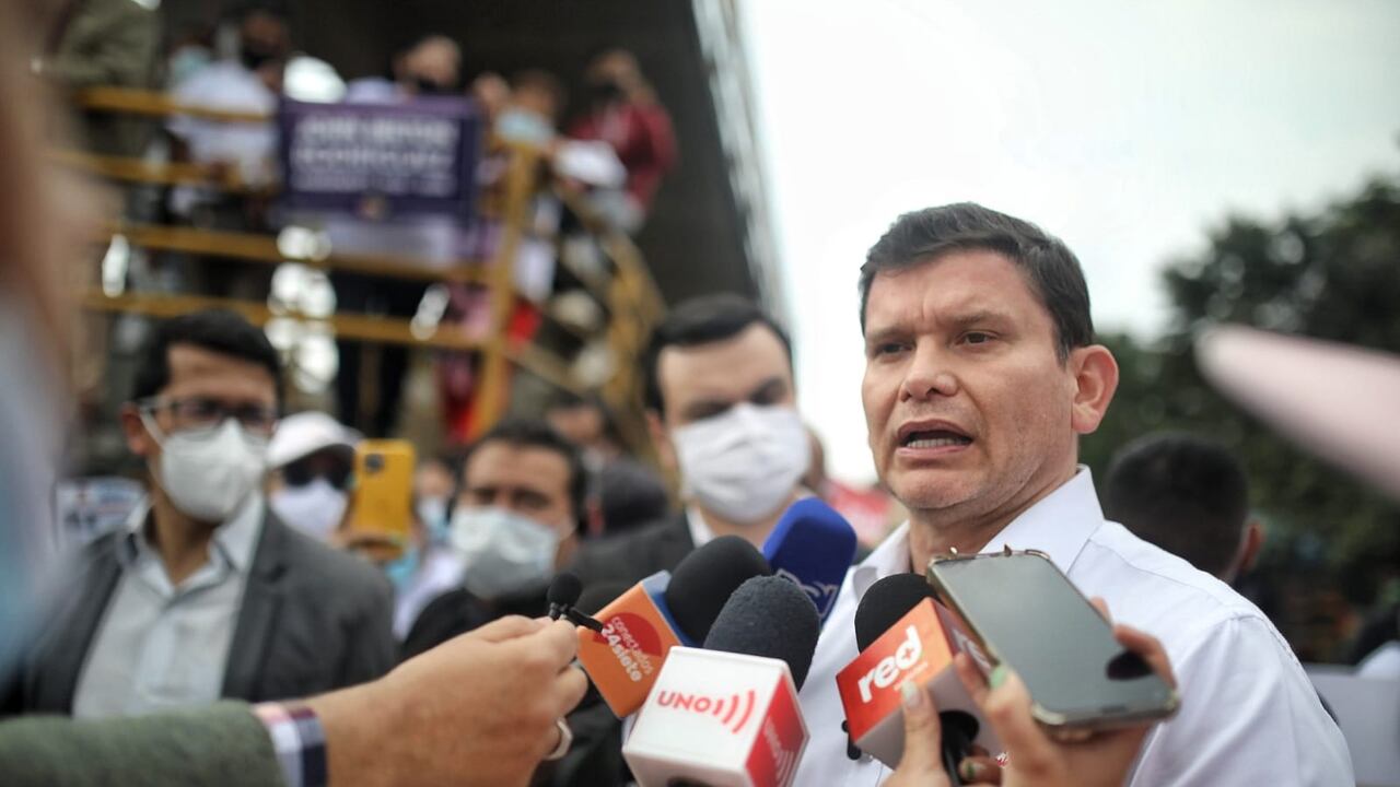 Jhon Milton Rodríguez Rueda de Prensa en el Consejo Nacional Electoral
