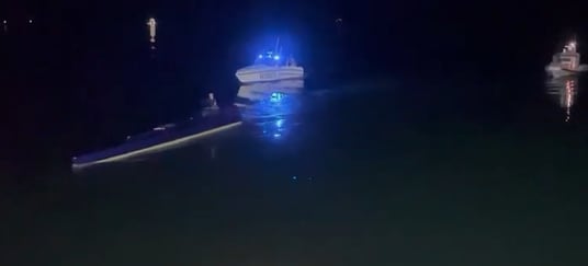 Ubican narcosubmarino en aguas internacionales.