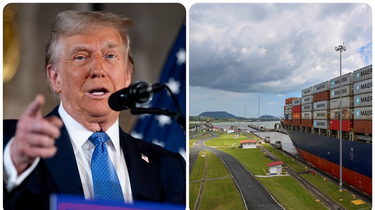 El presidente Donald Trump y el Canal Panamá