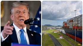 El presidente Donald Trump amenazó con quedarse con el control del canal y el presidente de Panamá le respondió