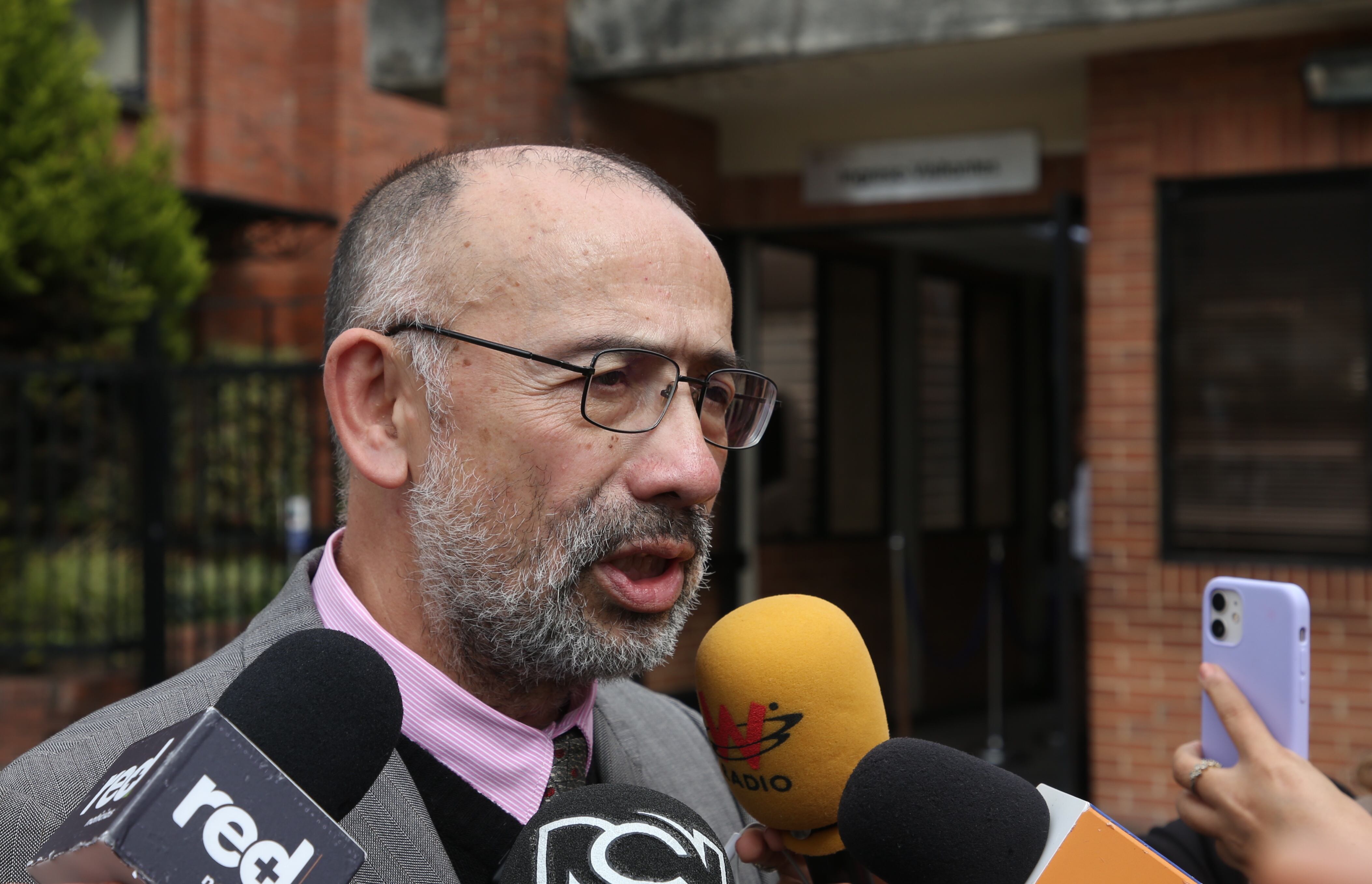 Hermes Darío Lara, magistrado del Tribunal Superior de Bogotá y presidente de la Corporación de Jueces y Magistrados de Colombia (Corjusticia)