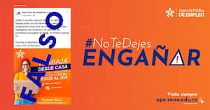 El Sena advirtió este viernes que personas inescrupulosas están utilizando el nombre de la entidad para engañar a los ciudadanos ofreciendo puestos de trabajo y pidiendo dinero a las personas interesadas.