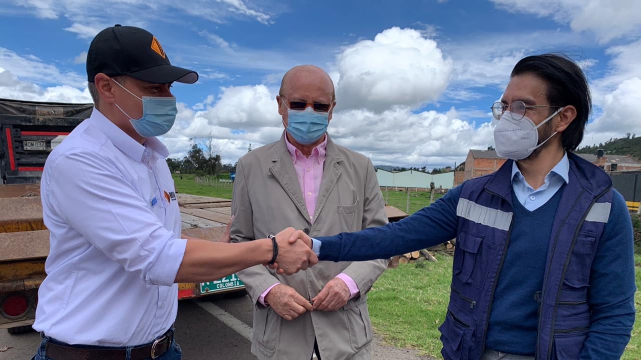 Contratista, interventor y constructora inician obras en doble calzada Zipaquirá- Ubaté.