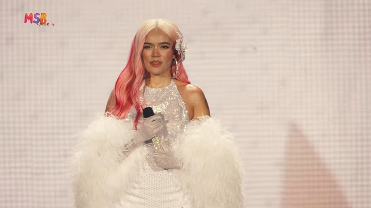 Karol en su más reciente concierto en Madrid.