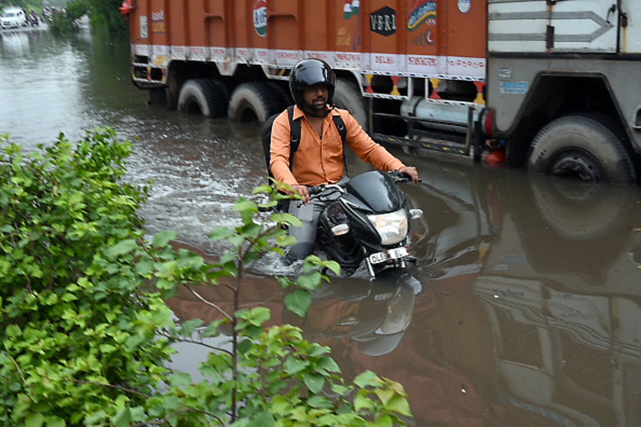 Emergencia en India por el monzón que azota el norte del país.