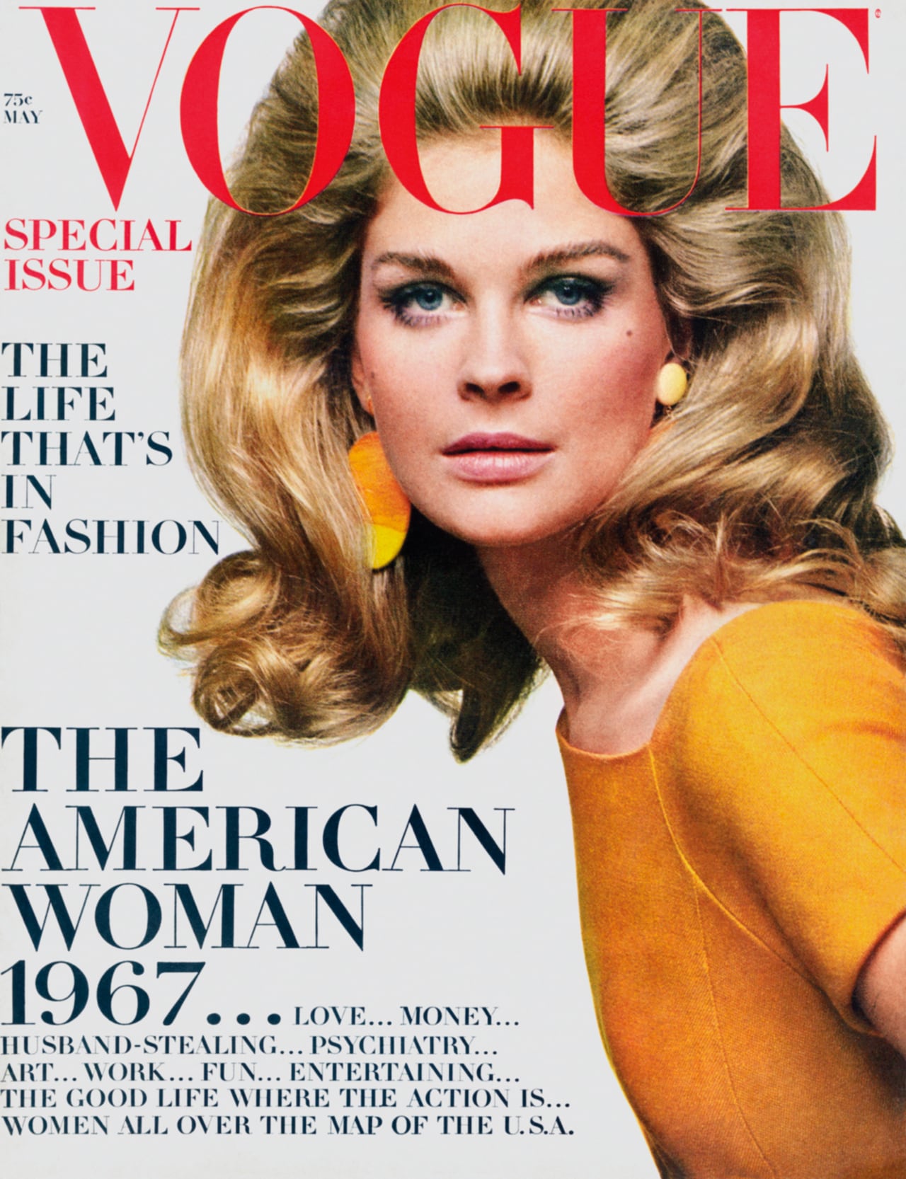 Candice Bergen en la portada de Vogue.