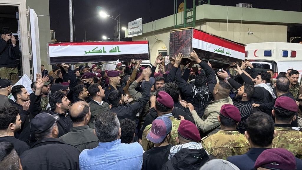 El 16 de marzo de 2026 se celebró una ceremonia fúnebre en el Hospital Al-Hussein Al-Askari en memoria de los miembros de las Fuerzas de Movilización Popular que murieron en un ataque en la provincia de Al Anbar.