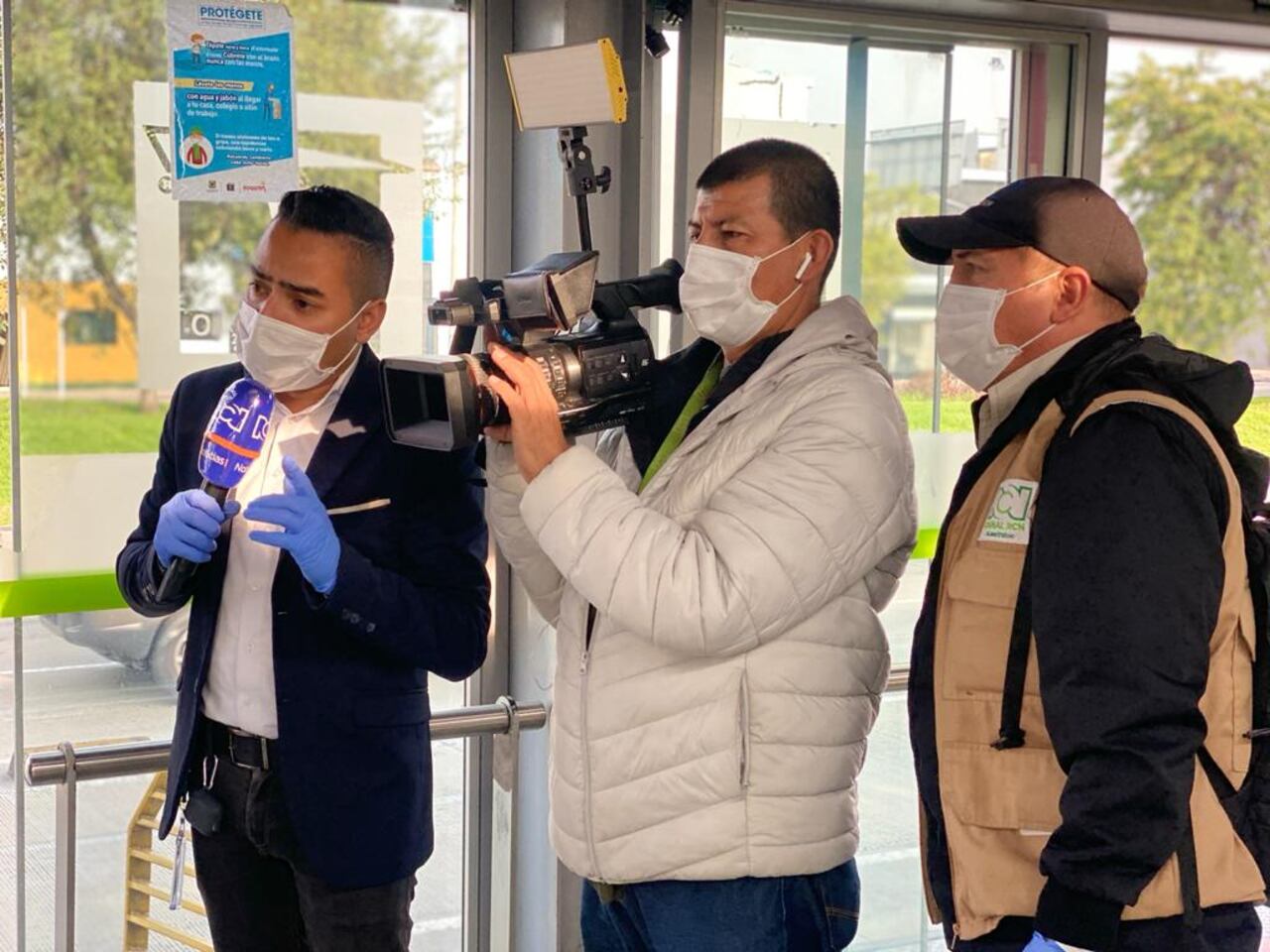 Una de las fotografías recientes de Luis Fernando Rojas 'caballito, camarógrafo de RCN que murió por covid