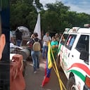 Protesta por la pronta liberación del odontólogo Juan Carlos Bayter Bustamante, secuestrado el pasado 18 de octubre.