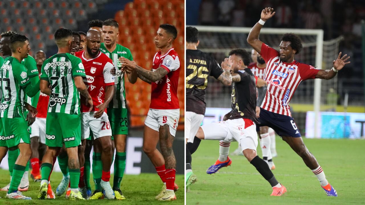 Nacional vs. Santa Fe y Junior vs. América, los partidos más atractivos de la fecha 1 de cuadrangulares