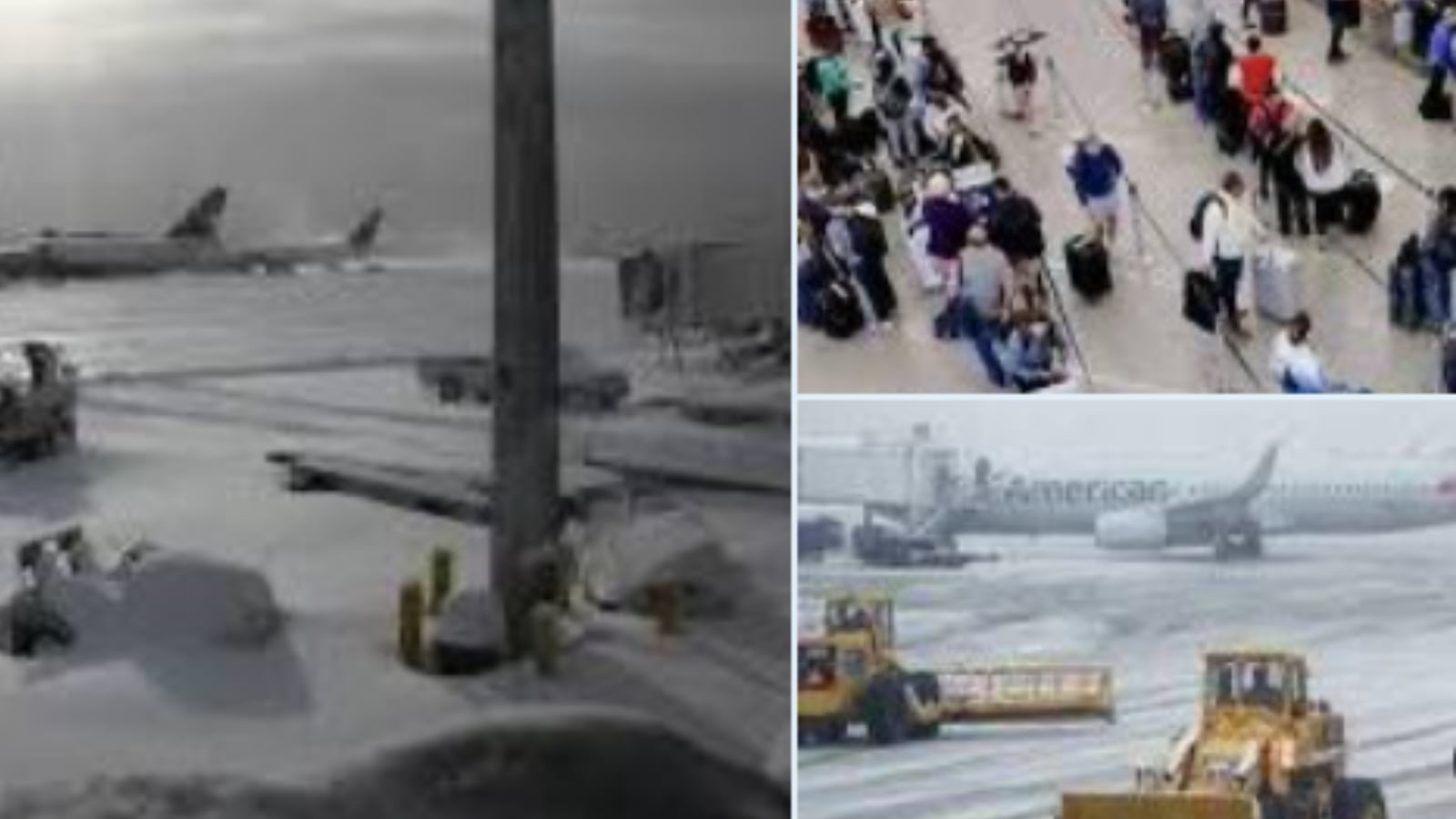 La tormenta invernal de este sábado ha obligado a retrasar y cancelar numerosos vuelos en el noreste de Estados Unidos.