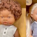 Las muñecas negras Miniland tienen labios, narices y frentes "exagerados" en algunos de los juguetes denuncia una madre en Australia