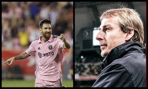 Jurgen Klinsmann se rinde a los pies de Lionel Messi