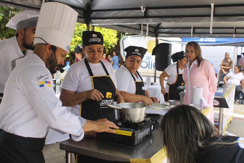 Las internas prepararon diversos tipos de pasta.
