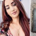 Así quedaba la tumba de Karen con cada profanación. En el último hecho, el agresor dejó sus huellas marcadas en una lámina de acero.