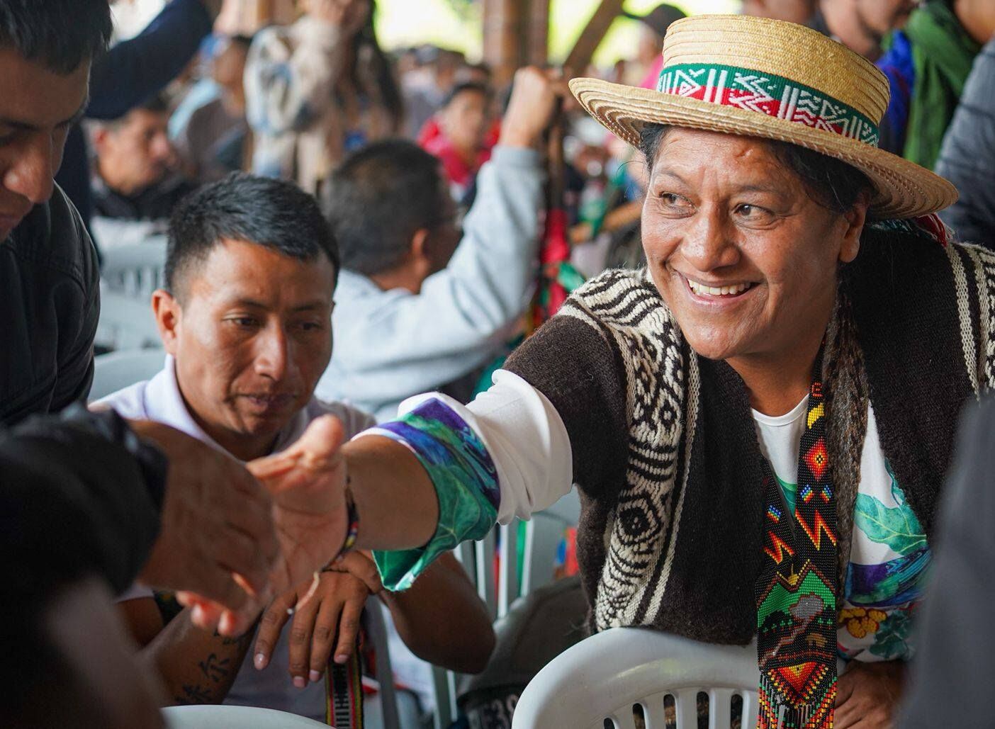 Las 138 autoridades indígenas que integran el Consejo Regional Indígena del Cauca (CRIC), reunidas en Junta Directiva, realizaron el posicionamiento político en respaldo a la lideresa indígena Aida Marina Quilcué Vivas tras su designación como fórmula vicepresidencial.