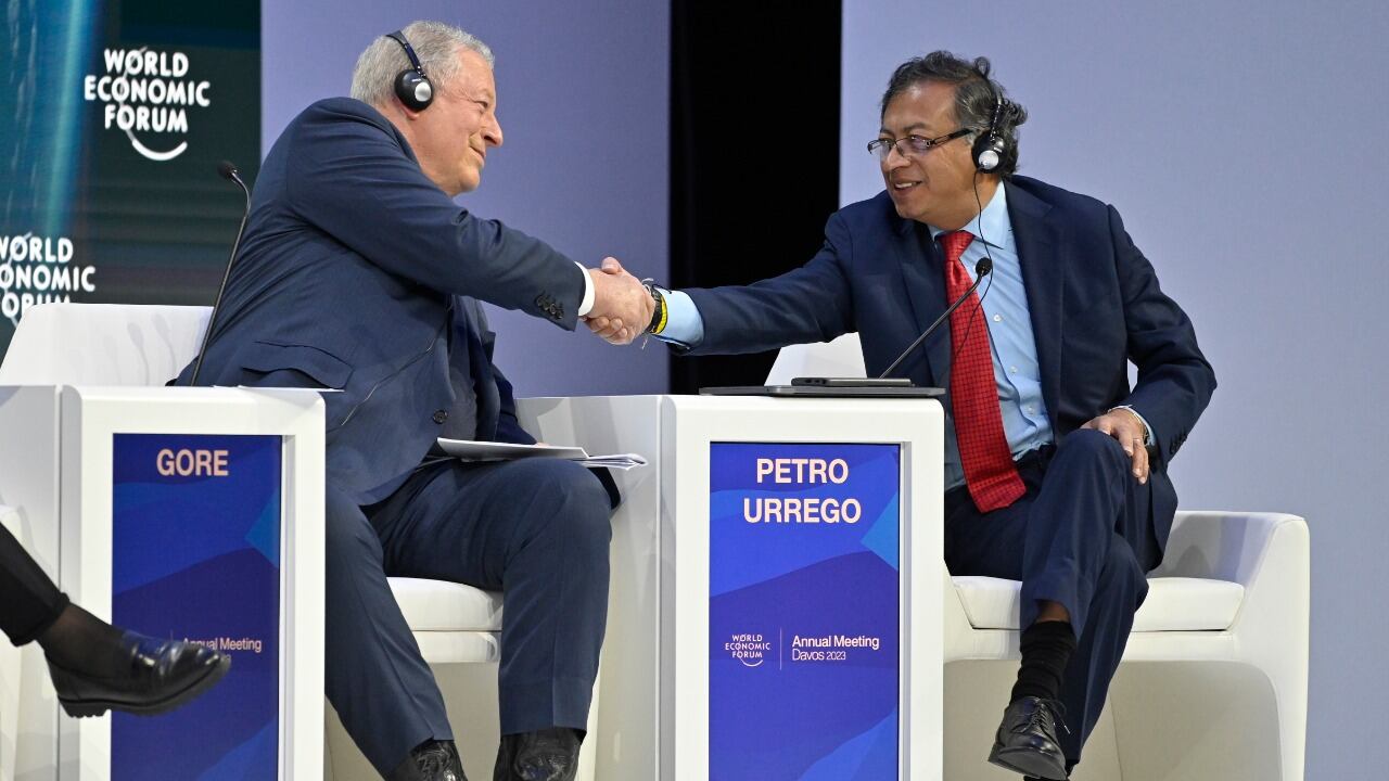 presidente Gustavo Petro en Foro Económico Mundial que se lleva a cabo en Davos. Foto: Cristian Garavito - Presidencia de la República