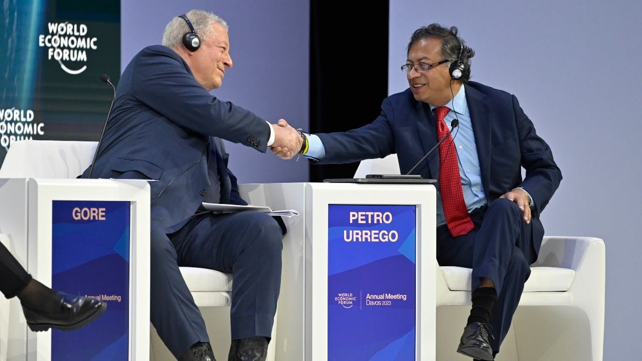 presidente Gustavo Petro en Foro Económico Mundial que se lleva a cabo en Davos. Foto: Cristian Garavito - Presidencia de la República