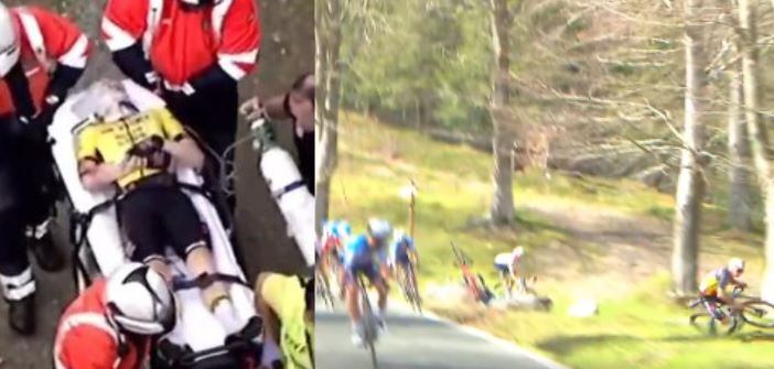 Jonas Vingegaard fue trasladado a un hospital