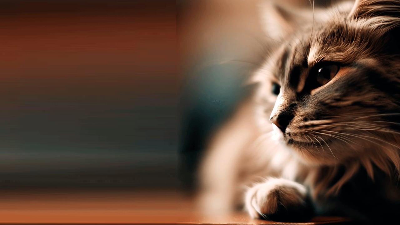 Entrenar a un gato requiere de mucha paciencia y amor.