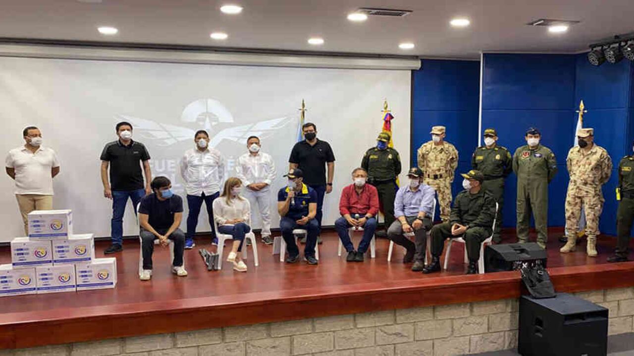 Consejo de seguridad extraordinario realizado por las autoridades del departamento del Atlántico.