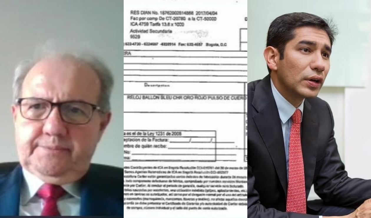 El exmagistrado Leonidas Bustos y el exfiscal Anticorrupción, Luis Gustavo Moreno.