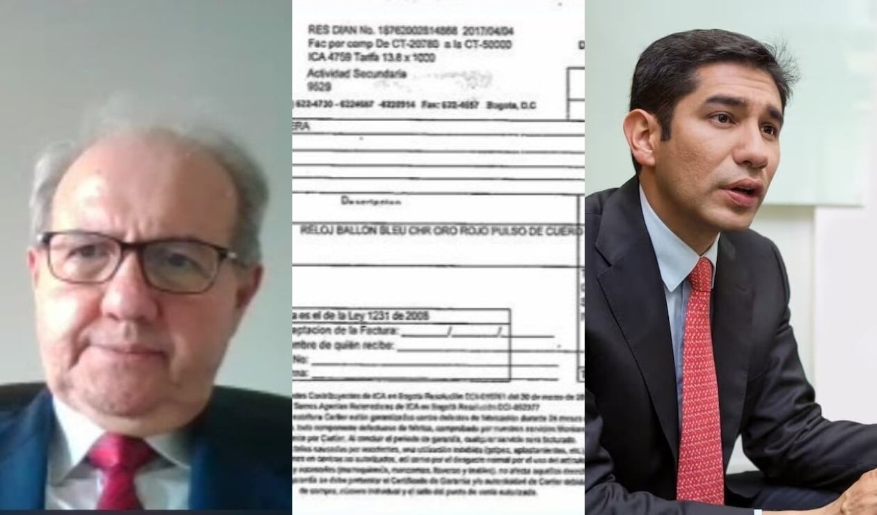 El exmagistrado Leonidas Bustos y el exfiscal Anticorrupción, Luis Gustavo Moreno.
