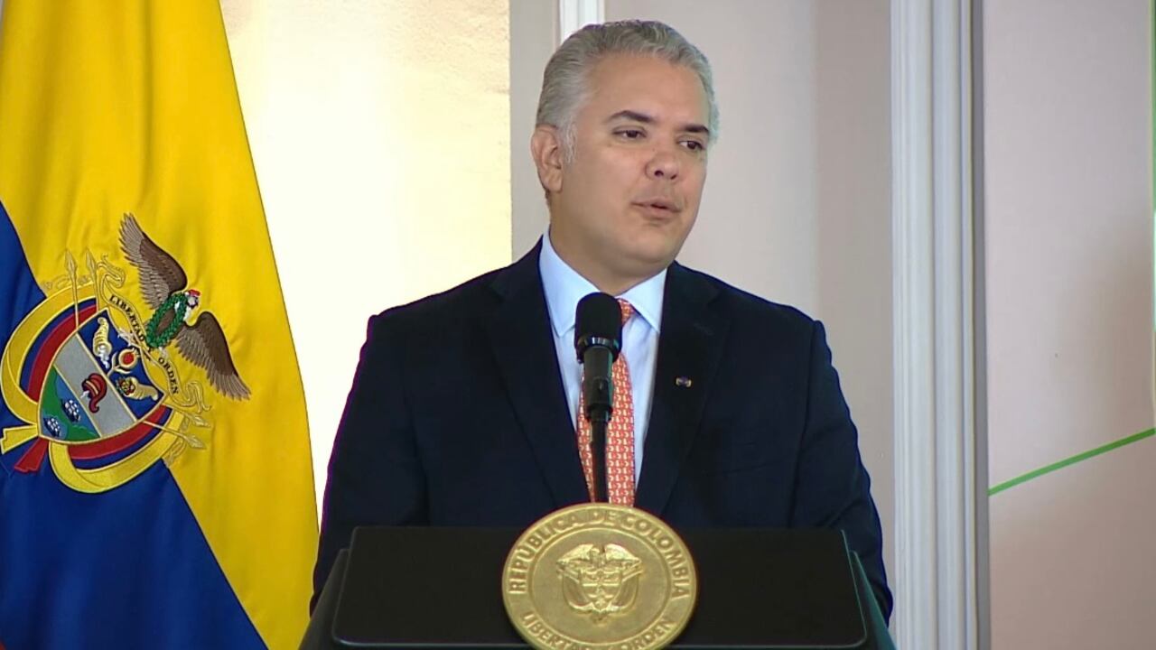 El presidente de Colombia, Iván Duque.