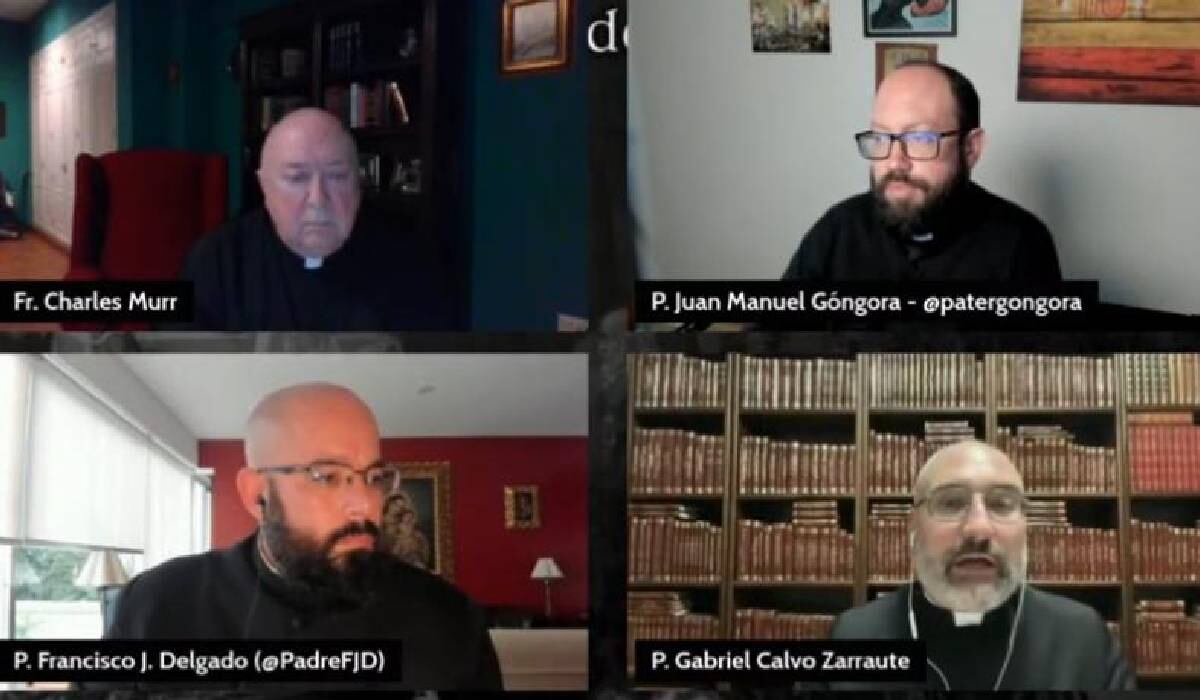 Tertulia sacerdotal contrarrevolucionaria semanal, con el P. Gabriel Calvo Zarraute, el P. Juan Manuel Góngora @patergongora, el P. Rodrigo Menéndez Piñar, el P. Roylan Recio, el P. Francisco Torres y el P. Francisco José Delgado @PadreFJD.