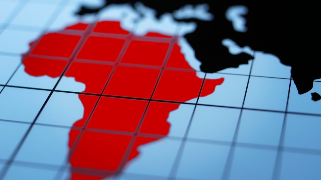 Foto de referencia del continente africano