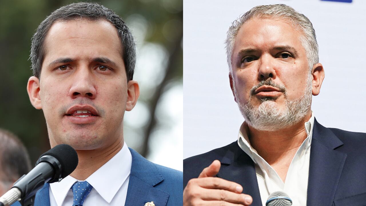 Juan Guaidó e Iván Duque