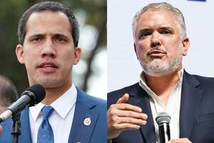 Juan Guaidó e Iván Duque