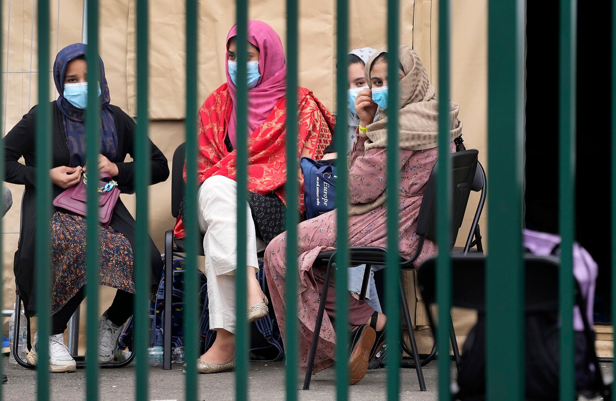 Llegada Afganos a Ramstein, Alemania