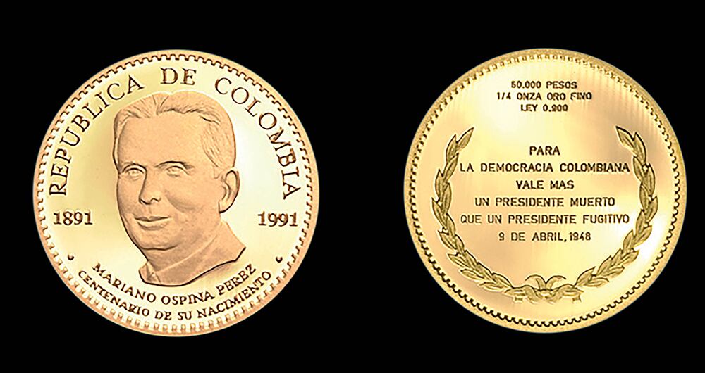 Moneda de cincuenta mil pesos (1993).