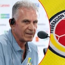 Carlos Queiroz / Logo de la Federación Colombiana de Fútbol