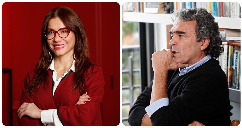 Catherine Juvinao y Sergio Fajardo.