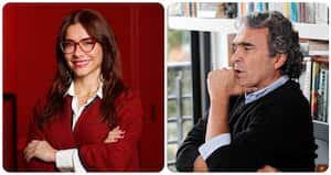 Catherine Juvinao y Sergio Fajardo.