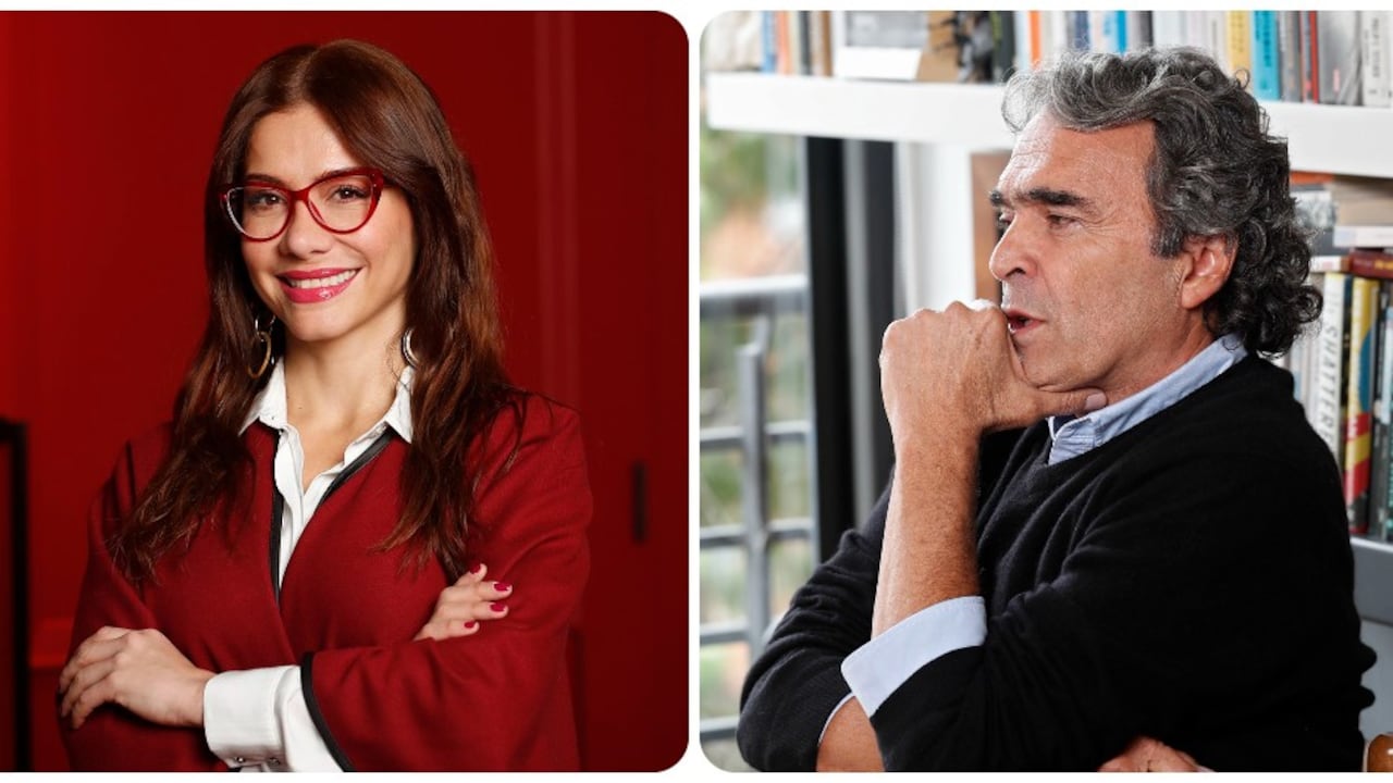 Catherine Juvinao y Sergio Fajardo.