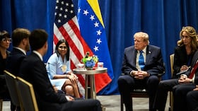 Donald Trump y Delcy Rodríguez se reunieron el 22 de septiembre en Nueva York durante la Semana de Alto Nivel de la Asamblea General de la ONU.