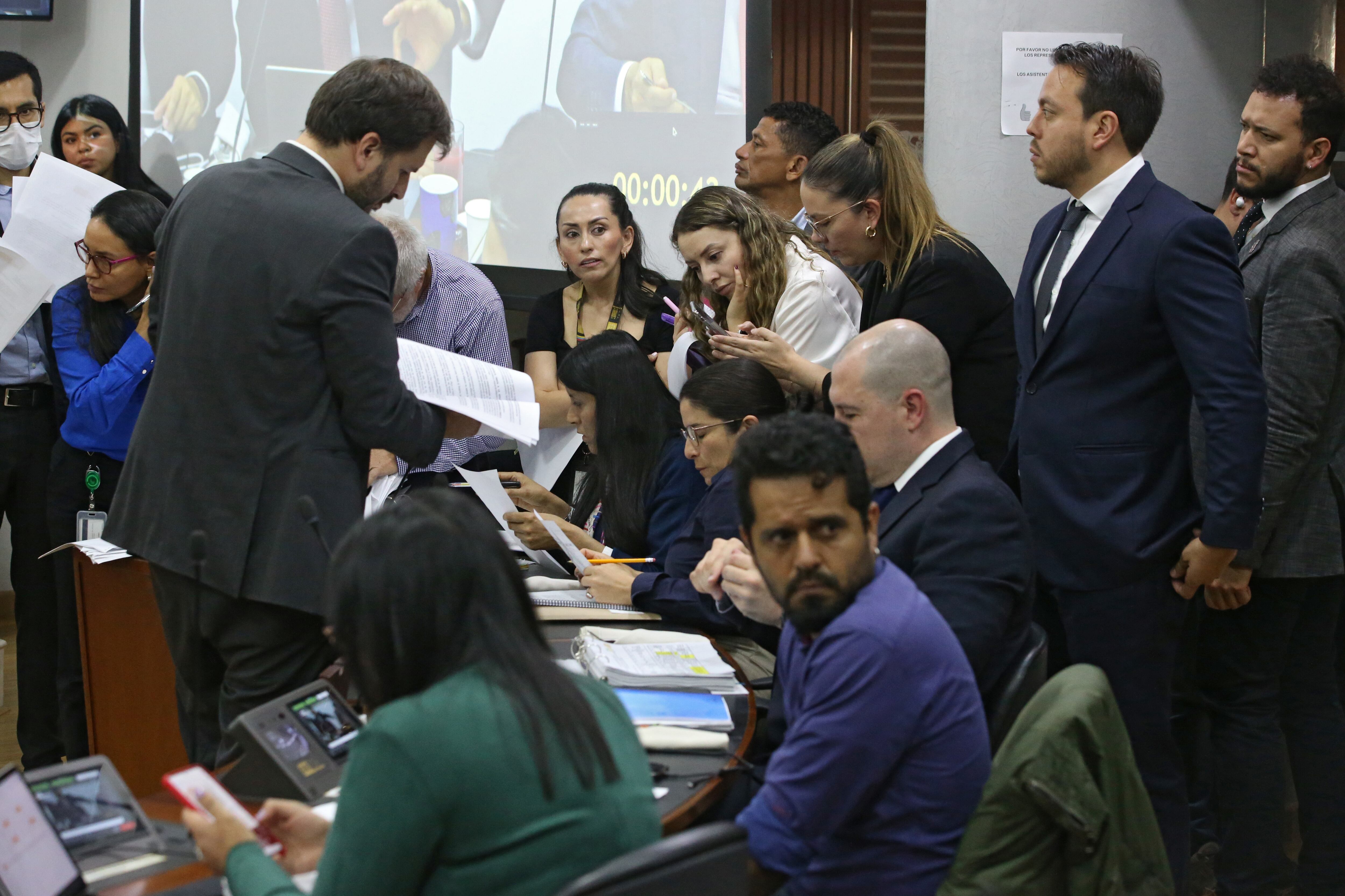 Comisión Séptima de la Cámara de Representantes inició el trámite en tercer debate del proyecto de reforma pensional del Gobierno de Gustavo Petro
Bogota mayo 21 del 2024
Foto Guillermo Torres Reina / Semana