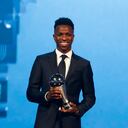 El delantero se repuso de lo que fue el golpe del Balón de Oro.