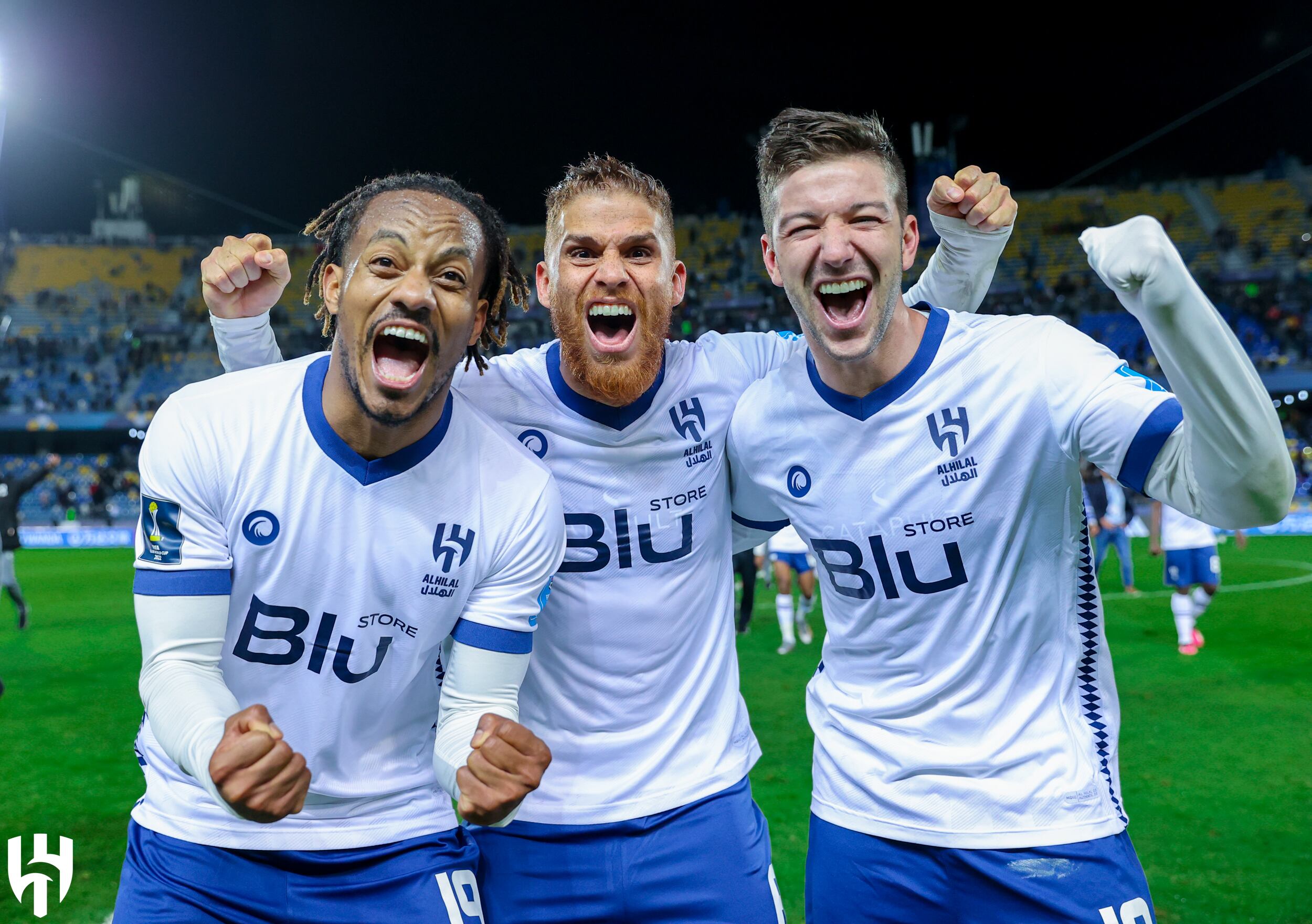 Gustavo Cuéllar celebra el paso a la final del Mundial de Clubes 2023.