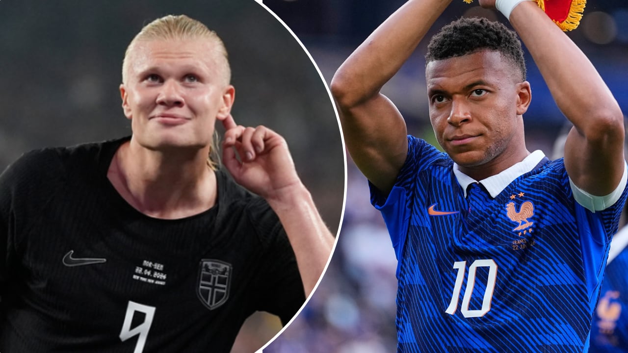 Erling Haaland y Kylian Mbappé, figuras de Noruega y Francia en el Mundial 2026