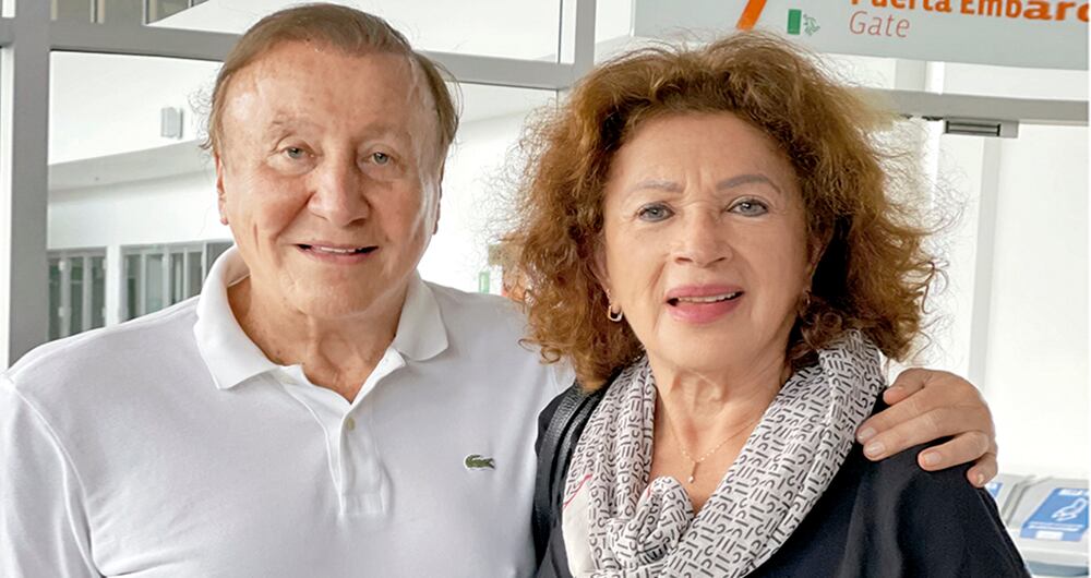 Rodolfo Hernández y su esposa Socorro Oliveros.