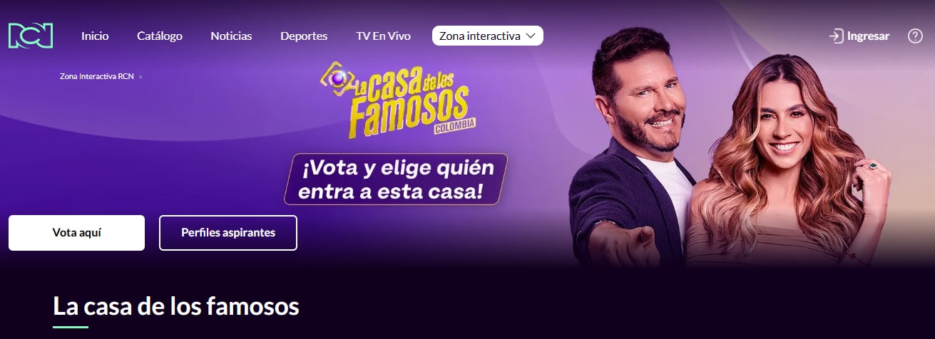 Votaciones para 'La casa de los famosos 3'.